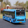 Original Factory 1:43 KAMAZ Electric Bus Model – Russian Diecast Alloy Bus Miniature with Light Functions