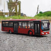 1:42 Original YUTONG E12 Electric Bus Diecast Model – Alloy Collectible Coach with Opening Doors