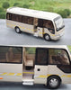 Original Factory 1:24 Golden Dragon Diecast Minibus Model, Alloy Mid-size Collectible Coach Miniature for Gift, Promotion