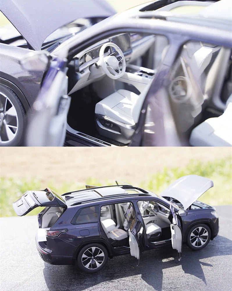 1:18 VW Teramont Pro SUV Alloy Car Model Diecast Metal Off-road Vehicle Car Model Simulation Collection Kids Toy Gift Decoration