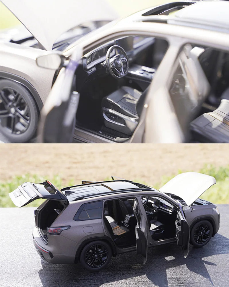 1:18 VW Teramont Pro SUV Alloy Car Model Diecast Metal Off-road Vehicle Car Model Simulation Collection Kids Toy Gift Decoration