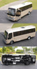 Original Factory 1:24 Original YUTONG T7 Business Van Model Coach Miniature– Alloy Luxury Minibus for Gift, Display