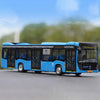 Original Factory 1:43 KAMAZ Electric Bus Model – Russian Diecast Alloy Bus Miniature with Light Functions