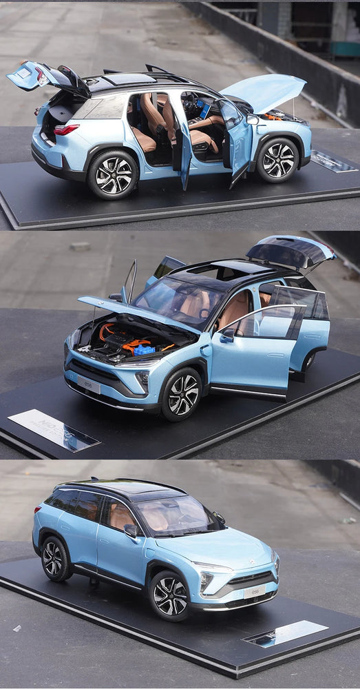 Original Factory 1:18 NIO ES6 Die-cast Simulation Alloy Car Model, Boys' Festival Gift Toy, Adult Collectible Display Item
