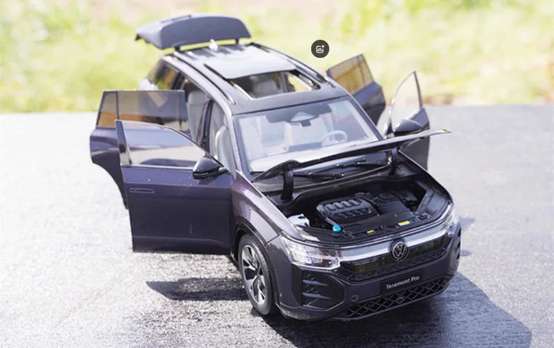 1:18 VW Teramont Pro SUV Alloy Car Model Diecast Metal Off-road Vehicle Car Model Simulation Collection Kids Toy Gift Decoration