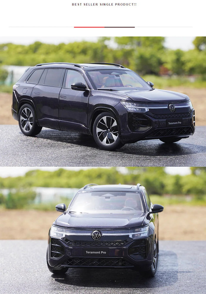 1:18 VW Teramont Pro SUV Alloy Car Model Diecast Metal Off-road Vehicle Car Model Simulation Collection Kids Toy Gift Decoration