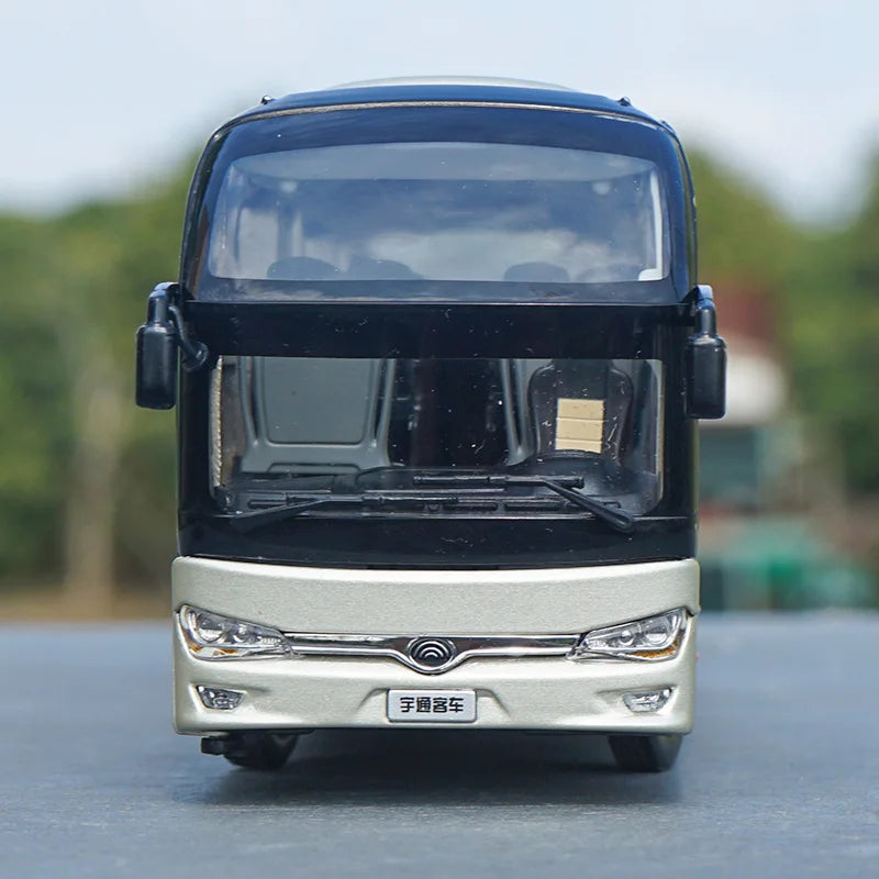 Original Factory 1:42 Original Yutong 6128 Suqi Express Diecast Coach Model – Diecast Alloy Highway Tour Bus Miniature for Gift