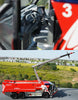 High Quality 1:43 Yongqiang CARMICHAEL COBRA3 Cobra, Alloy Main Foam Fire Truck Model Miniature for Gift