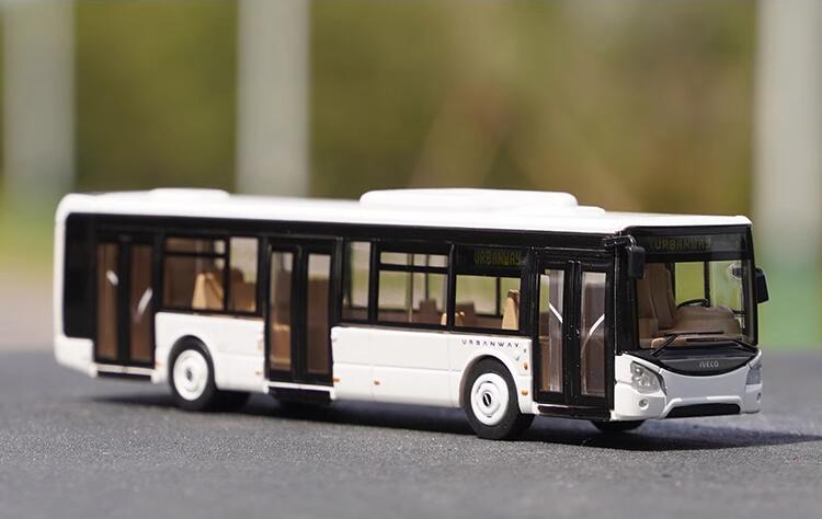 Original factory best sale 1:87 NOREV IVECO CROSSWAY URBANWAY BUS model for gift, toys
