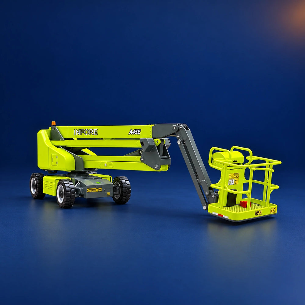1:25 Zoomlion A45E Articulating Boom Lift Aerial Work Platform Alloy Model