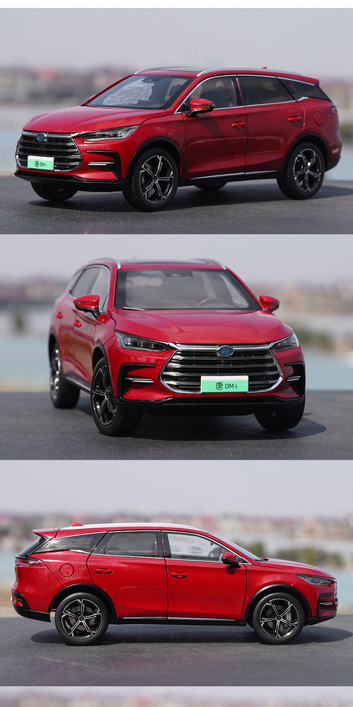 ORIGINAL factory 1:18 BYD TANG DM-I 2021 BYD TANG DM automobile model alloy simulation scale model for gift