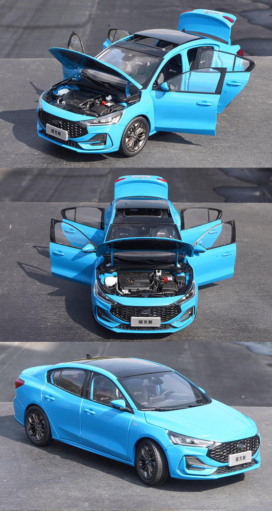 Original factory 1:18 Changan FORD FOCUS 2022 brand new alloy simulation car model for gift