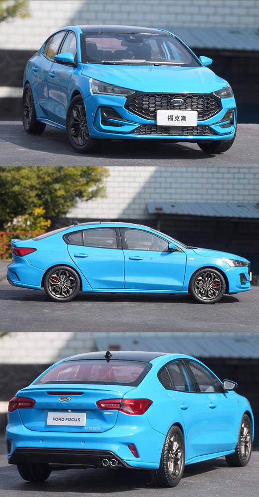Original factory 1:18 Changan FORD FOCUS 2022 brand new alloy simulation car model for gift