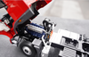 Original factory new released 1:24 FAW HW V Han V diecast tractor trailer alloy engineering truck model for sale