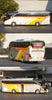 High quality authentic 1:42 Higer Tourist Diecast scale bus traveler model for sell