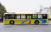 Original factory 1:42 Shanghai Sunwin 6116HG Shanghai city bus model, Alloy Diecast Model for gift