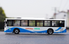 Original factory 1:42 Shanghai Sunwin 6116HG Shanghai city bus model, Alloy Diecast Model for gift