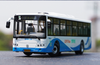 Original factory 1:42 Shanghai Sunwin 6116HG Shanghai city bus model, Alloy Diecast Model for gift