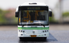 Original factory 1:42 Shanghai Sunwin 6116HG Shanghai city bus model, Alloy Diecast Model for gift