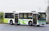 Original factory 1:42 Shanghai Sunwin 6116HG Shanghai city bus model, Alloy Diecast Model for gift