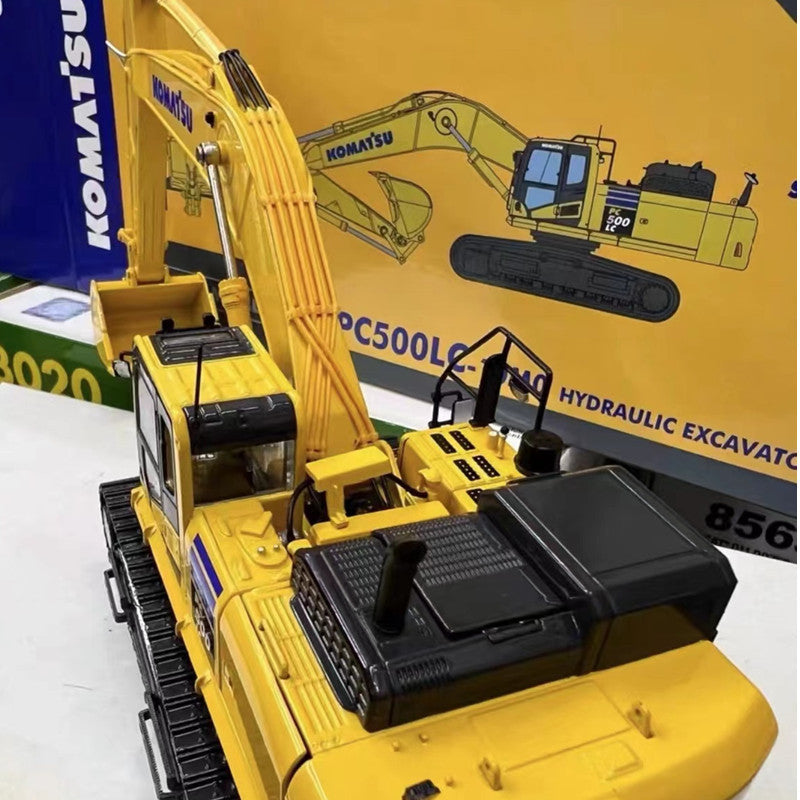 2021 new 1:43 Diecast scale KOMATSU PC500LC-10M0 Scale toy excavator model Hydraulic Alloy excavator vehicle model kits