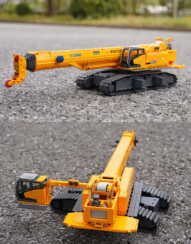 Original Authentic 1:50 XCMG XGC220T diecast telescopic boom crawler crane model alloy engineering hoist models