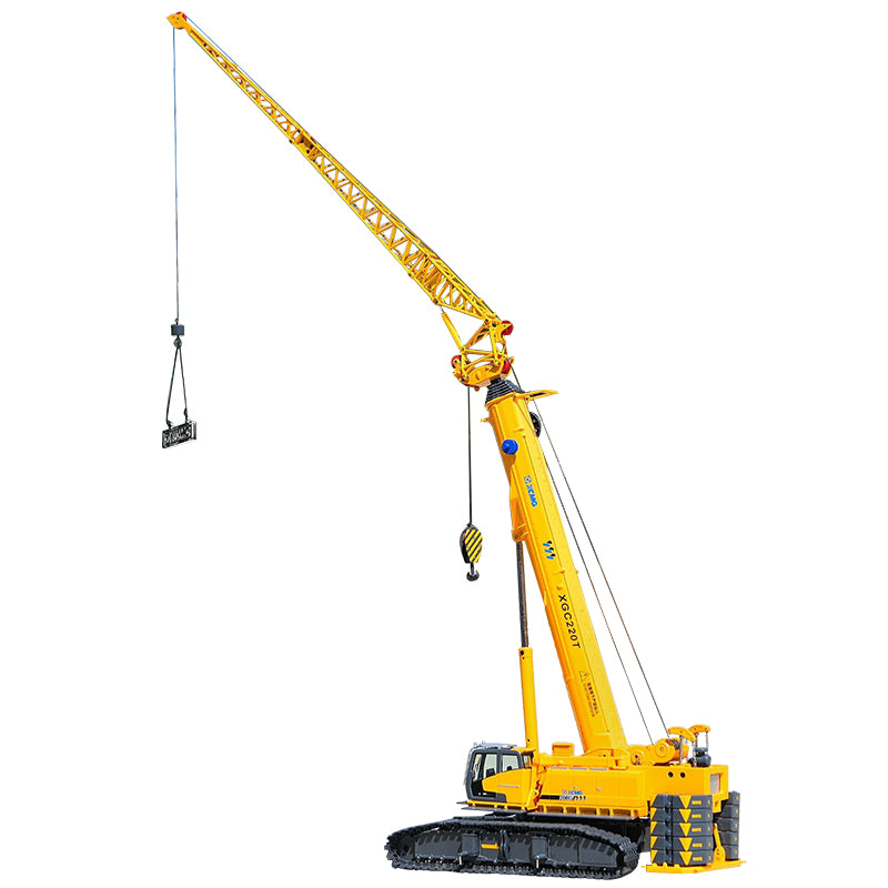 Original Authentic 1:50 XCMG XGC220T diecast telescopic boom crawler crane model alloy engineering hoist models