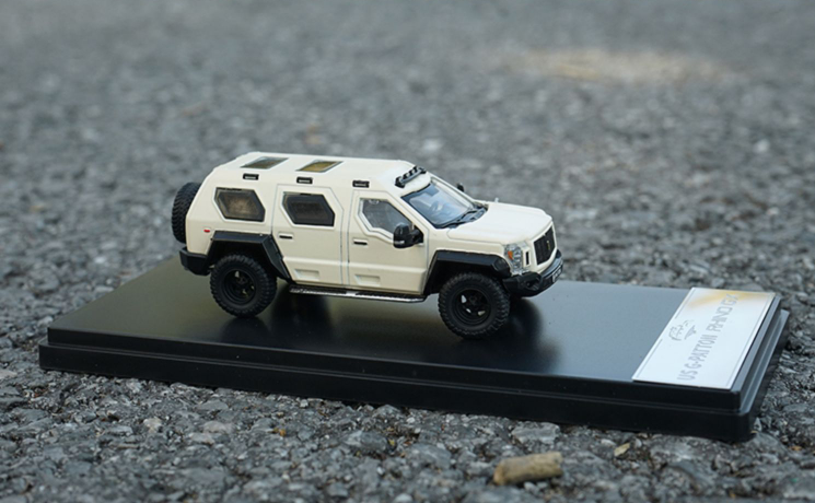 Original factory 1:64 GCD George Patton civil armored vehicle alloy simulation model for toy, gift