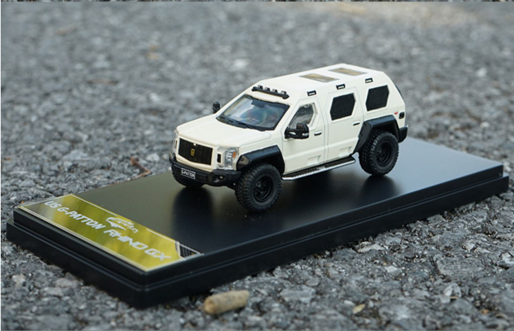 Original factory 1:64 GCD George Patton civil armored vehicle alloy simulation model for toy, gift
