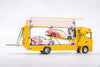 Gcd yellow 1:64 Scania Euroji transparent car models alloy transport vehicle truck models for decoration, gift