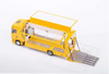Gcd yellow 1:64 Scania Euroji transparent car models alloy transport vehicle truck models for decoration, gift