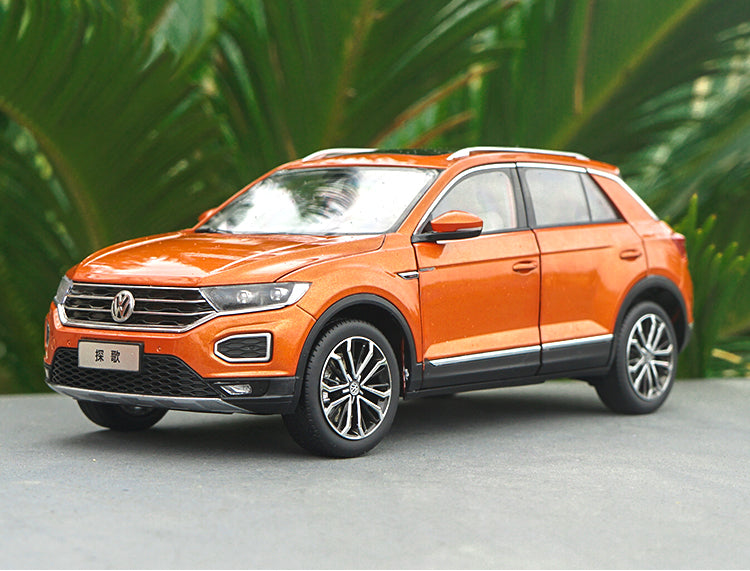 1:18 Dealer Edition Volkswagen VW T-ROC TROC 280STI 2018 Metal Diecast Car Model with small gift