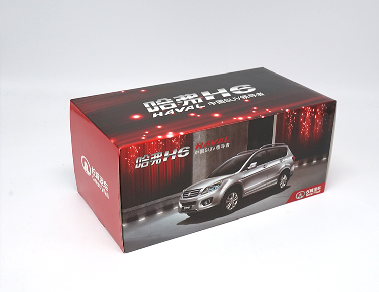 Original factory authentic 1:18 Haval H6 diecast metal SUV car model with small gift