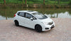 Original factory authentic 1:18 Honda FIT 2018 sport Jazz blue/green hatchback diecast car model for gift, toys, collection