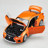 Original factory authentic 1:18 LEXUS RCF Sportscar diecast car model for collection, gift, toys