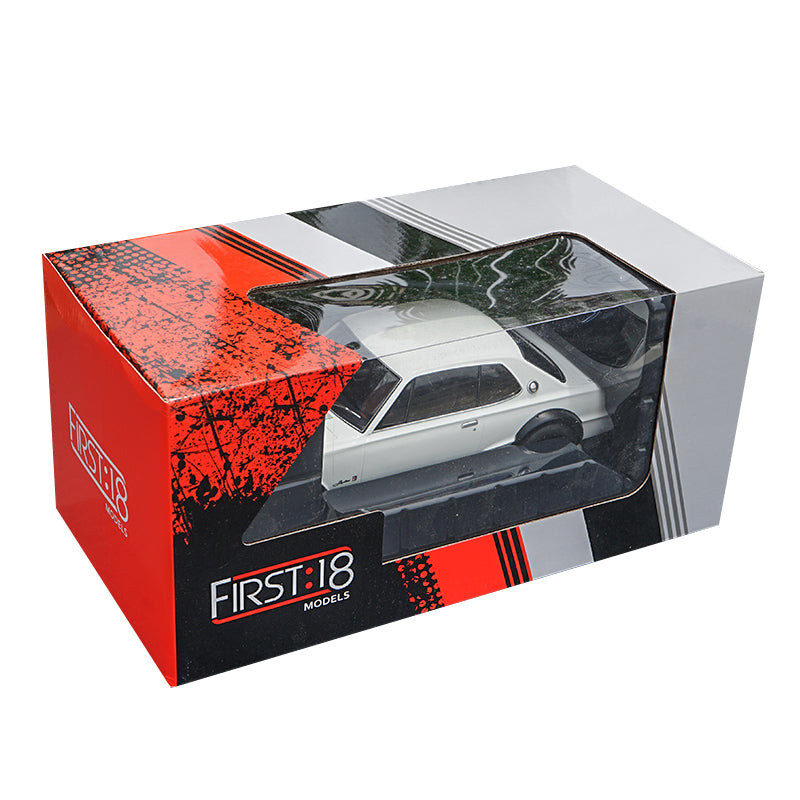 1/18 Triple9 Collection Nissan SKYLINE GTR GT-R KPGC10 (White) Diecast Car Model