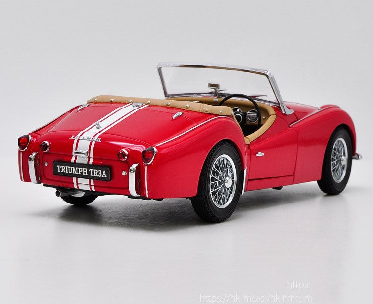 High classic collectible Kyosho 1:18 Triumph vintage car TR3S 1959