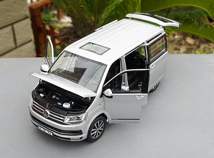Original factory authentic 1:18 NZG VW T6 Multivan diecast metal MPV car model with small gift