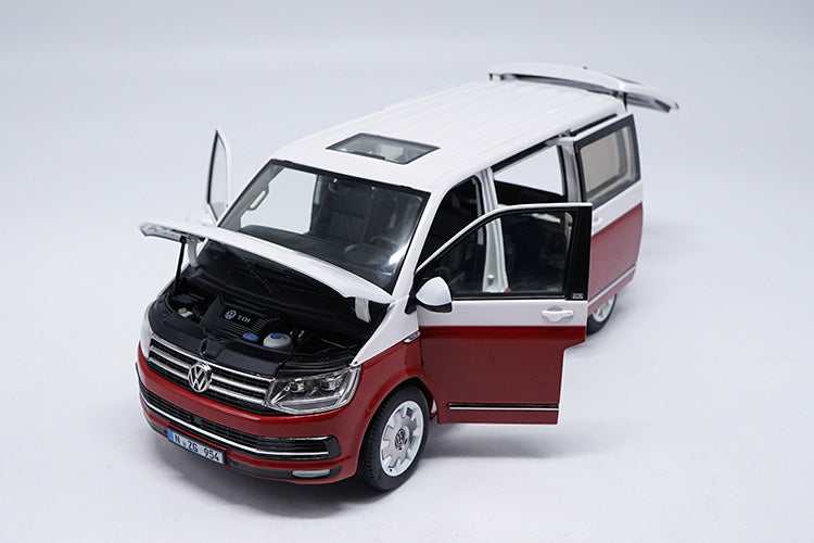 Original factory authentic 1:18 NZG VW T6 Multivan diecast metal MPV car model with small gift
