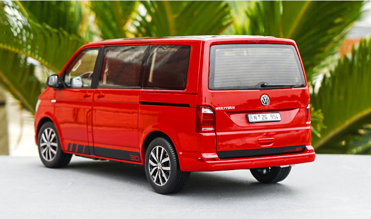 Original factory authentic 1:18 NZG VW T6 Multivan diecast metal MPV car model with small gift