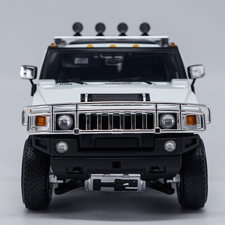 Original factory authentic 1:18 metal H2 SUV Hummer Highway 61 diecast car model with small gift
