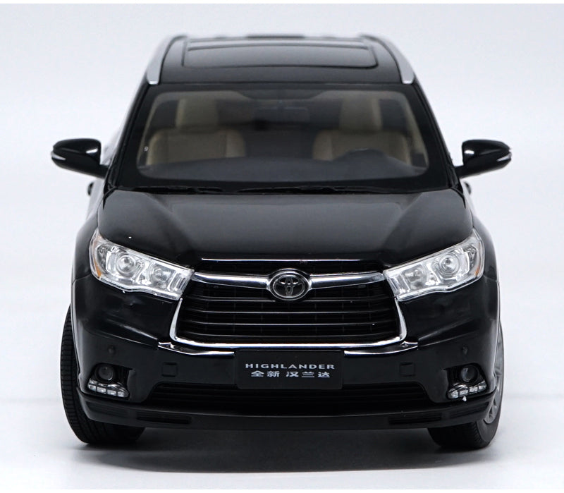 Original factory authentic 1:18 TOYOTA HIGHLAND 2016 diecast SUV car model for collection, gift, toys