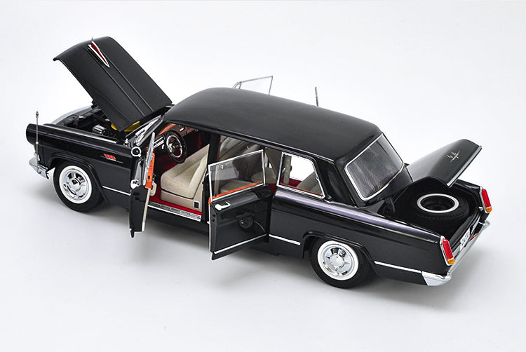 1:24 HongQi CA770 Limousine Black Century Dragon Diecast Model