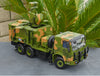 1:24 Sinotruk howo FW2 anti-aircraft fire control diecast military vehicles truck model