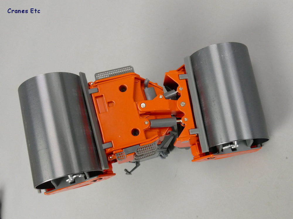 1:35 Wirtgen BOMAG HD138 Hamm Double Cylinder roadroller model,Alloy construction machinery model for gift, collection