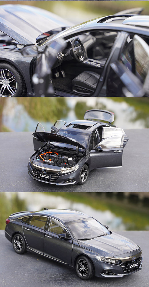 Original factory 1:18 GAC Honda 2022 Accord hybrid diecast scale model for gift, collection