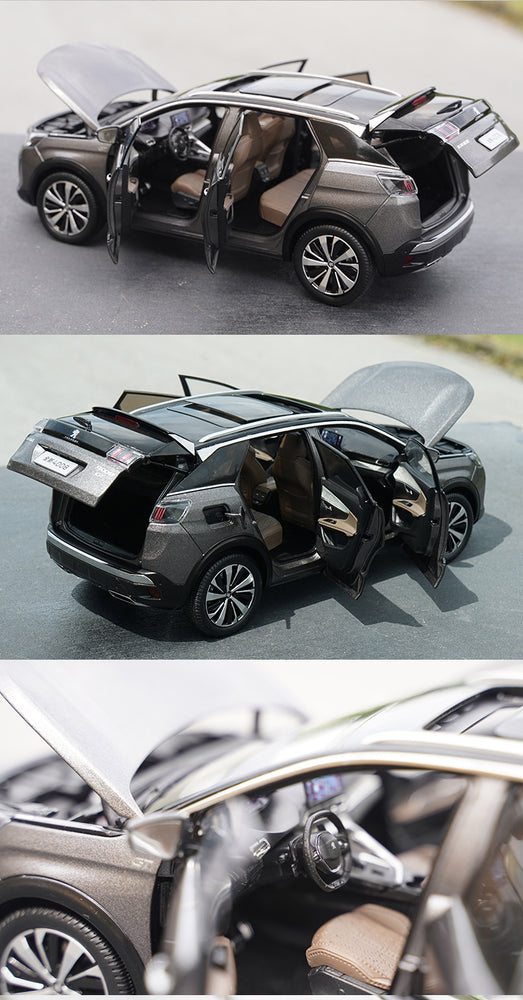 Original factory 1:18 Dongfeng Peugeot Brand new 4008 diecast off-road car model for gift, toys
