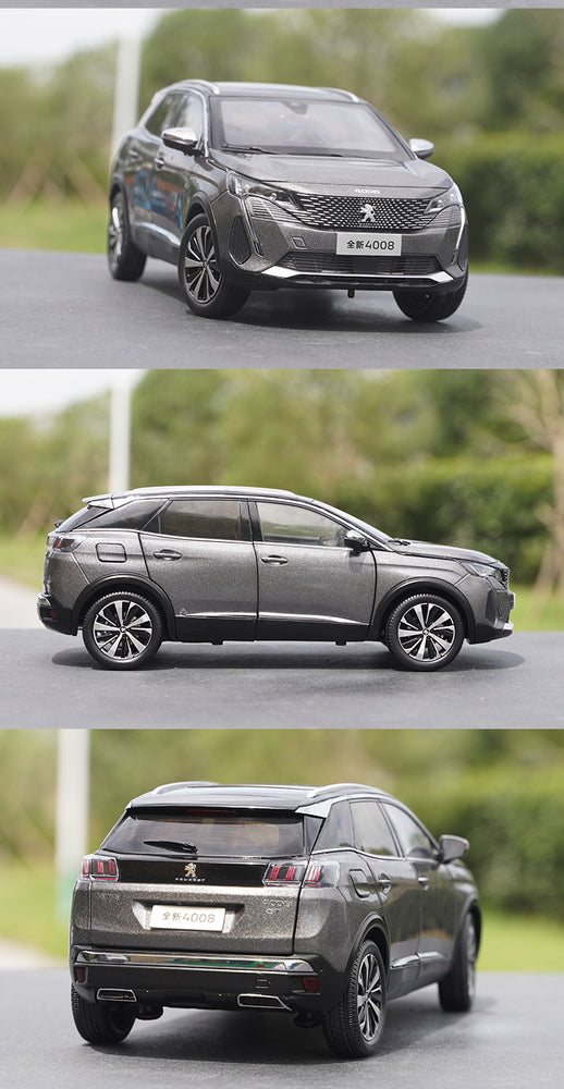 Original factory 1:18 Dongfeng Peugeot Brand new 4008 diecast off-road car model for gift, toys