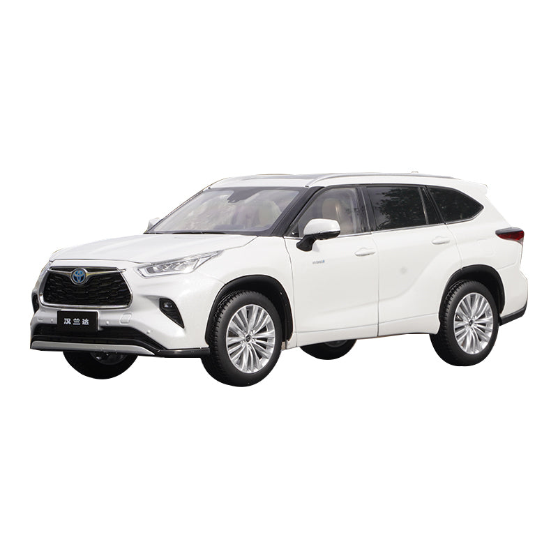 Original facotry 1:18 GAC TOYOTA 4th Generation 2021 HIGHLAND red/blue diecast car model for gift, toy, collection