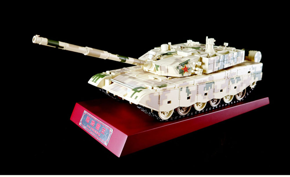 Original Factory 1:30 Diecast 99A China Main Battale Armored Metal Tank Model Alloy Simulation 99 Crawler Type Veterans Ta…